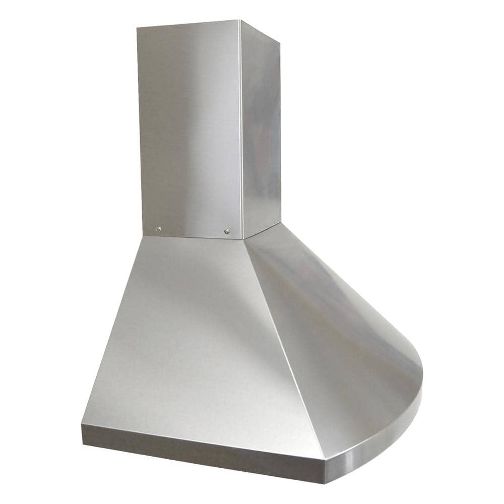 36-Inch Stainless Steel Wall Mounted Range Hood with LED Lights
