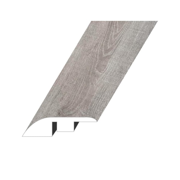 null Bellator Revel Asphalt 0.6 in. Thick x 1.8 in. W x 94.5 in. L SPC Vinyl Reducer Molding