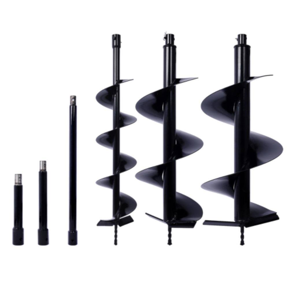 ITOPFOX Auger Drill Bits for Planting Set of 6Garden Auger Drill Bit