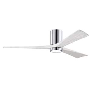 7 in. x 60 in. Integrated LED Outdoor Polished Chrome Ceiling Fan with Light Kit
