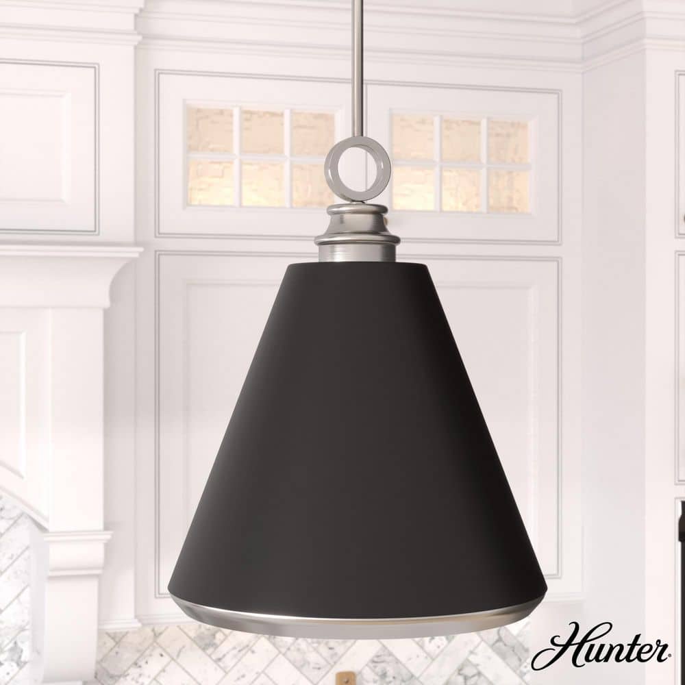 Klein 16" Brushed Nickel Modern Pendant Light