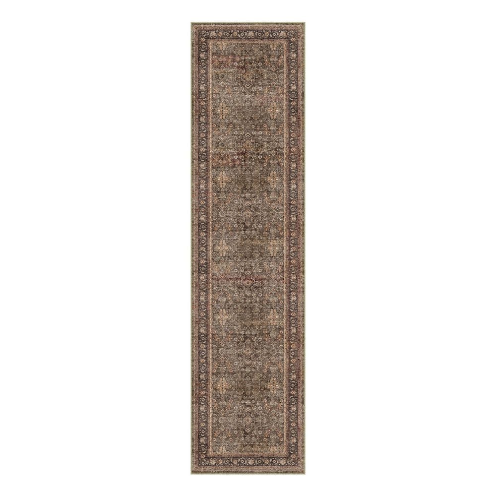 Star Red 2 ft. x 8 ft. Distressed Vintage Floral Runner Rug price history on PriceWatchPro
