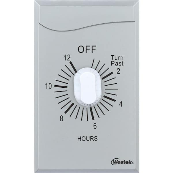 Westek 12 Hour In-Wall Countdown Timer - Stainless