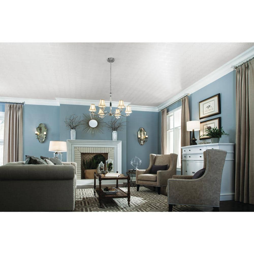 Wellington 12'' x 12'' White Mineral Fiber Ceiling Tiles