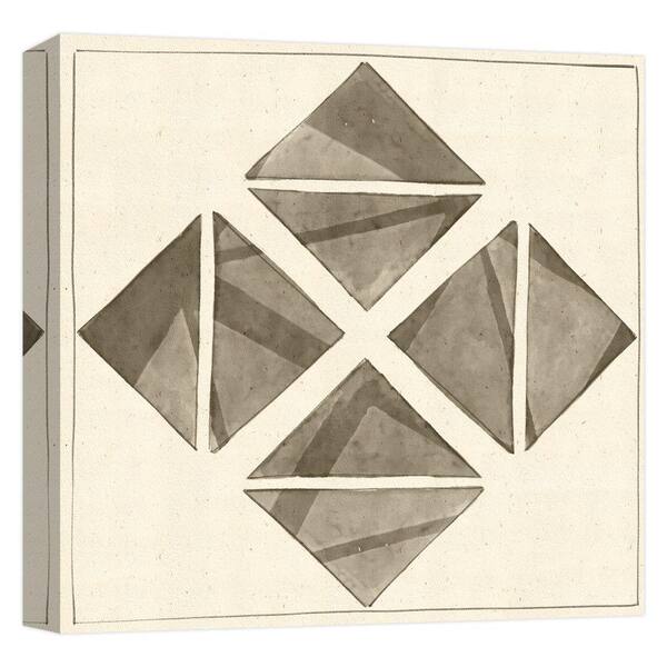 PTM Images Geometric Puzzle'' Canvas Abstract Wall Art 15 in. x 15 in.