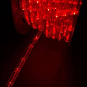 Outdoor 150 ft. 110-Volt Plug-In Red Color Changing Light LED Rope Light