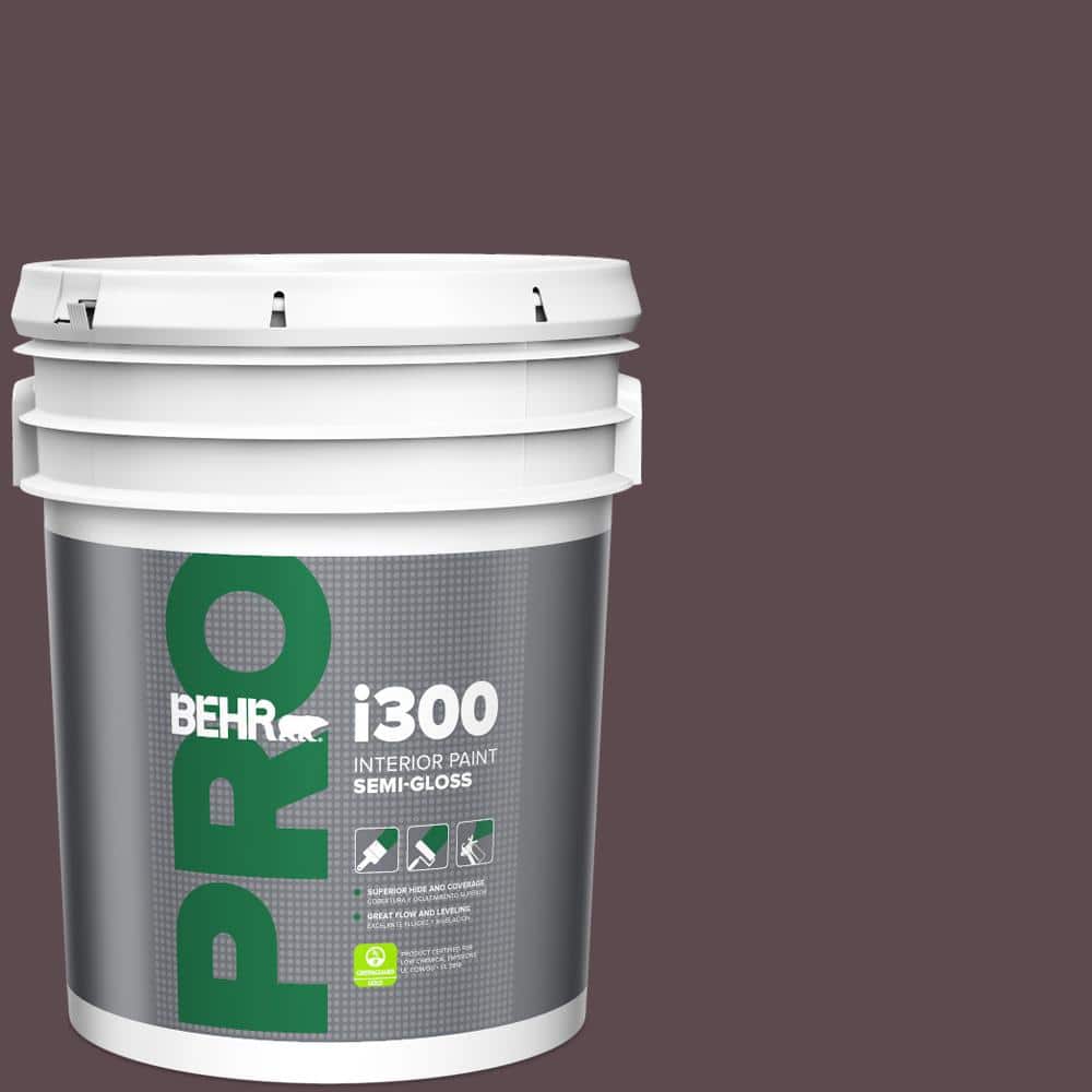 5 gal. #100F-7 Deep Aubergine Semi-Gloss Interior Paint price history on PriceWatchPro