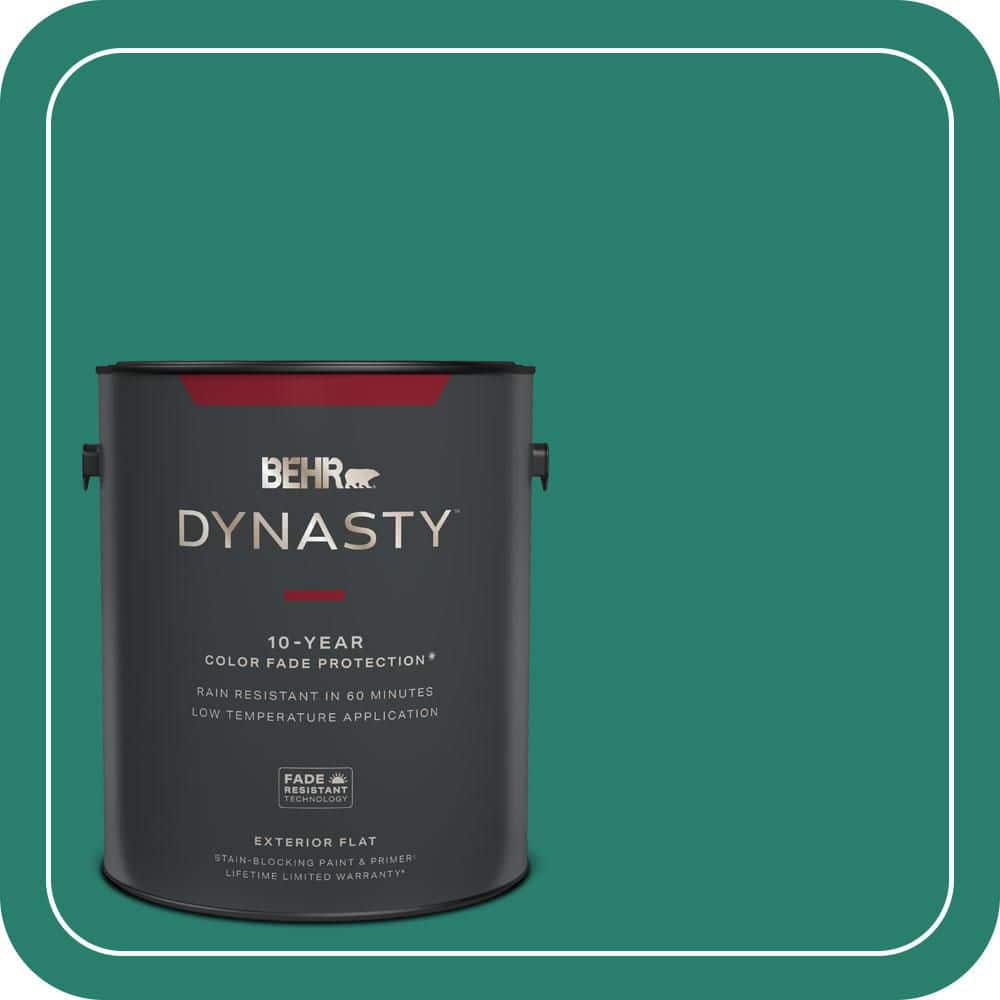 1 gal. #P440-7 Mermaid Sea Flat Exterior Stain-Blocking Paint & Primer price history on PriceWatchPro