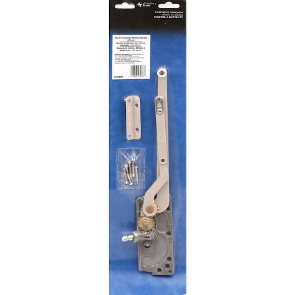 Prime-Line 10 3/4 in., Diecast, Left Hand Casement Dual Arm