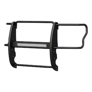 Pro Series Black Steel Grille Guard with Light Bar, Select Ford F-250, F-350, F-450, F-550 Super Duty