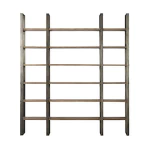 Mariana Silver 6 Tiers Metal Shelving Unit (10.5 in. x 90 in. x 80 in.)