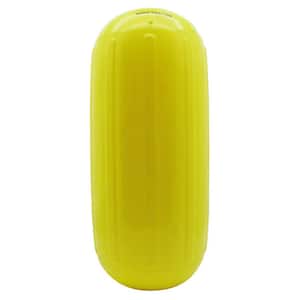 BoatTector HTM Inflatable Fender - 6.5" x 15", Neon Yellow