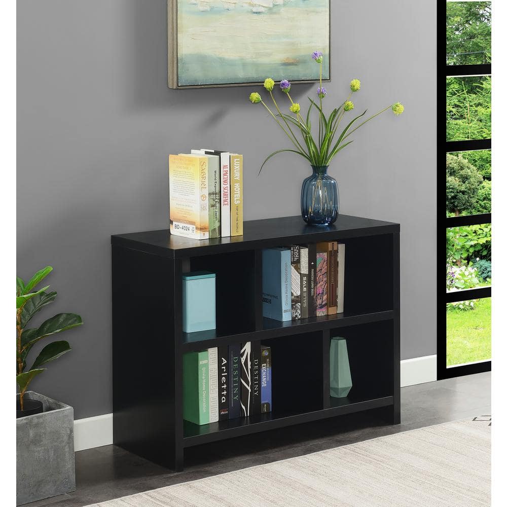 Northfield Modern Black 3-Tier Console Bookcase