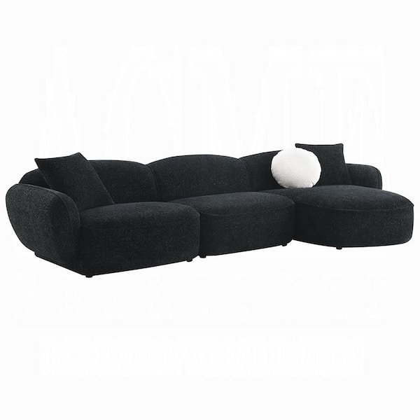 Acme Furniture Lucifer 127 in. 3-Piece Fabric Modular Sectional