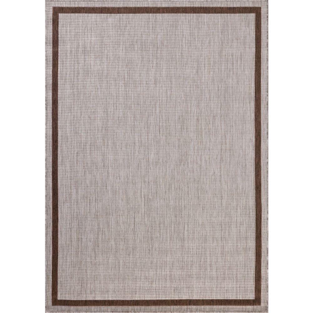 Easton Dove / Coffee 8 ft. 6 in. x 11 ft. 6 in. Indoor/Outdoor Area Rug price history on PriceWatchPro