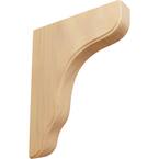 1-3/4 in. x 8-1/2 in. x 11 in. Red Oak Plymouth Wood Bracket