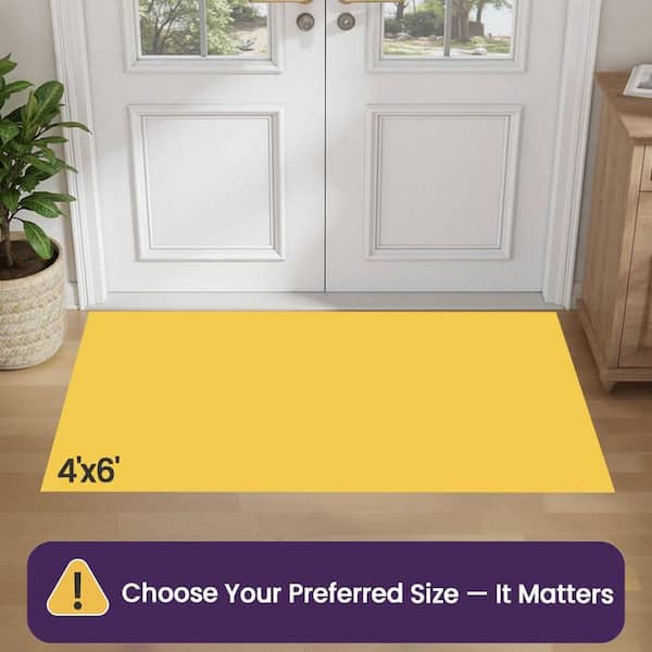 Brown 48 in. x 72 in. Entryway Door Mat Non Slip, Indoor Entrance