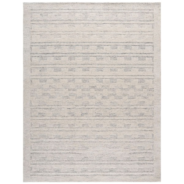 Harvest 8 x 10 Gray/Beige Tribal Area Rug
