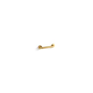 Contemporary 12 in. Grab/Assist Bar in Vibrant Brushed Moderne Brass