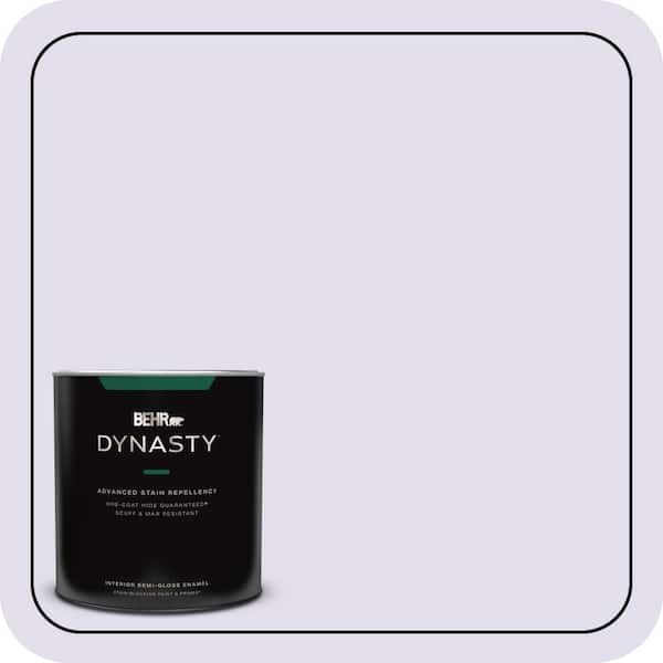 BEHR DYNASTY 1 qt. #M560-1 Sweet Bianca Semi-Gloss Enamel Interior Stain-Blocking Paint & Primer