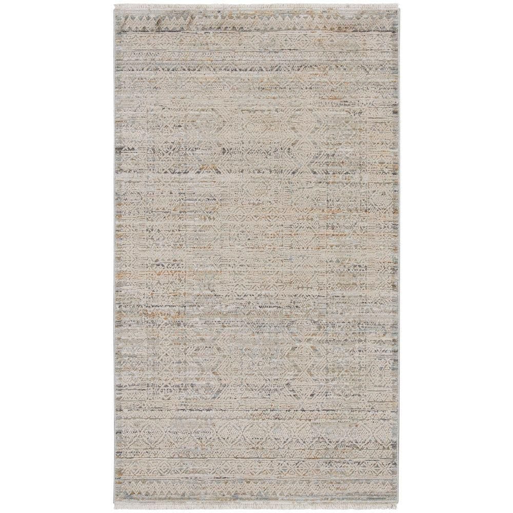 Lynx Ivory Multicolor 3 ft. x 5 ft. All-Over Design Transitional Area Rug price history on PriceWatchPro