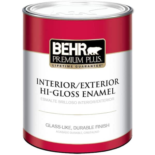 BEHR Premium Plus 1 qt. Medium Hi-Gloss Low VOC Interior/Exterior Paint