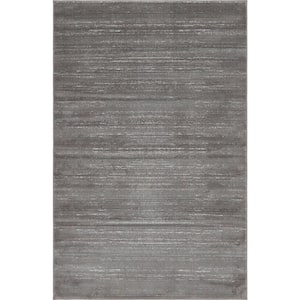 Uptown Collection Madison Avenue Gray 4' 0 x 6' 0 Area Rug