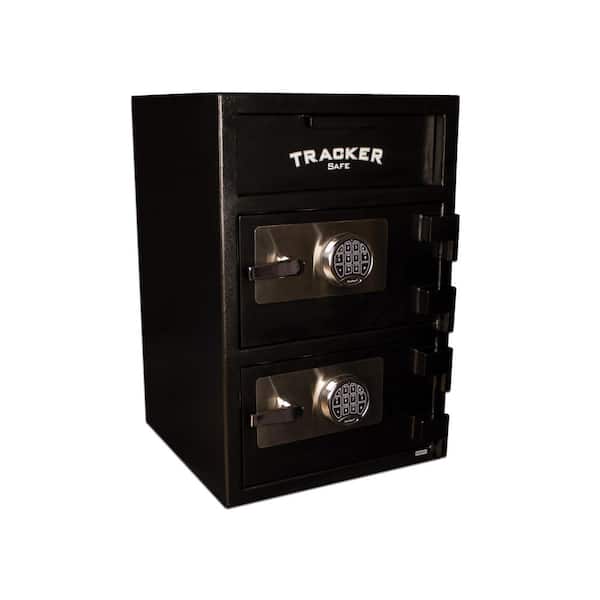 Tracker Safe 6.94 cu. ft. Steel Deposit Safe Electronic Lock Black