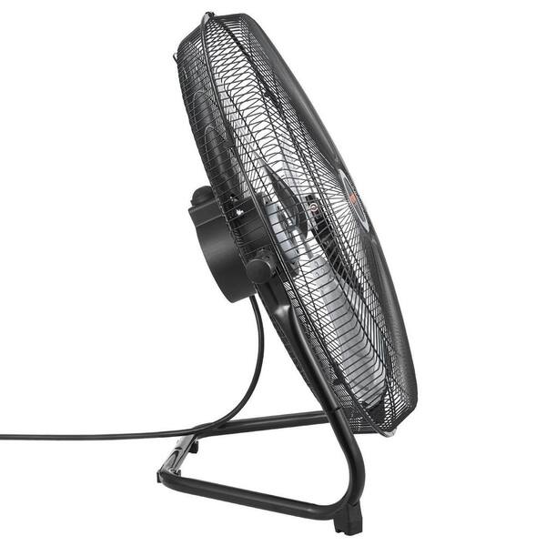 2 PCS 20 In Floor Fan 3 Speeds 360° Adjustable Tilt High-Velocity Industrial Fan