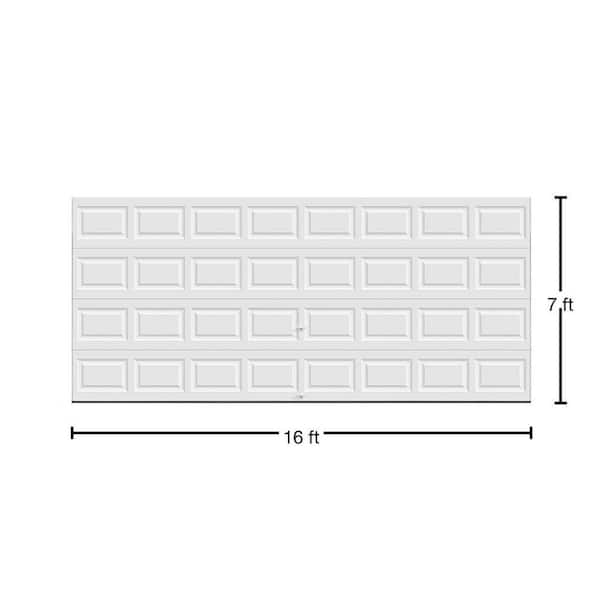 Clopay Classic Steel Short Panel 16 ft x 7 ft Insulated 6.5 R