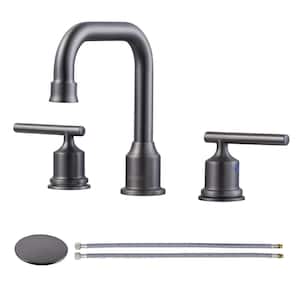 Delta Portwood Two Handle Widespread Bathroom Faucet Recertified Stainless Steel 35770LF-SP