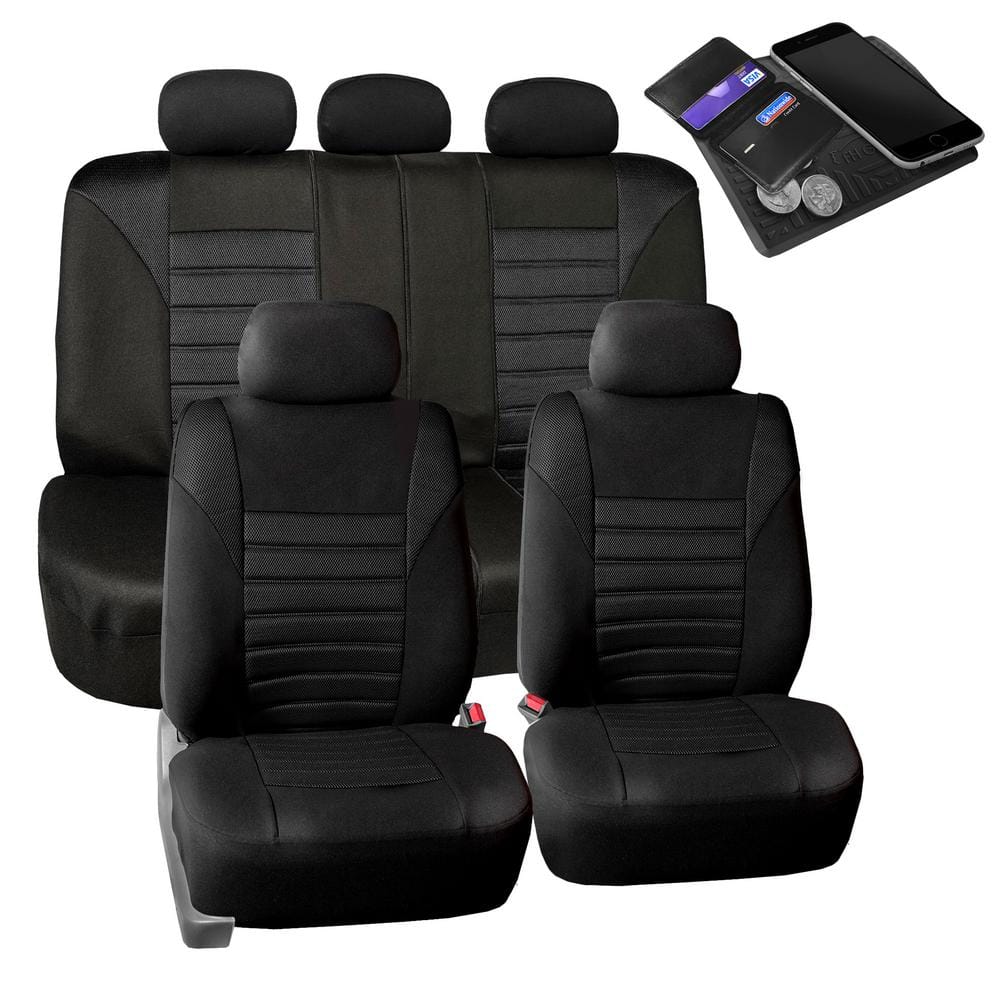 Road Comforts 1PC 2-IN-1 Dual Heating & Cooling Car Seat Cushion 12V Black
