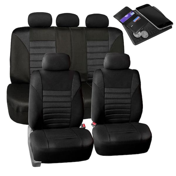 FH Group Premium 3D Air Mesh Seat Covers 47 in. x 23 in. x 1 in. Full Set