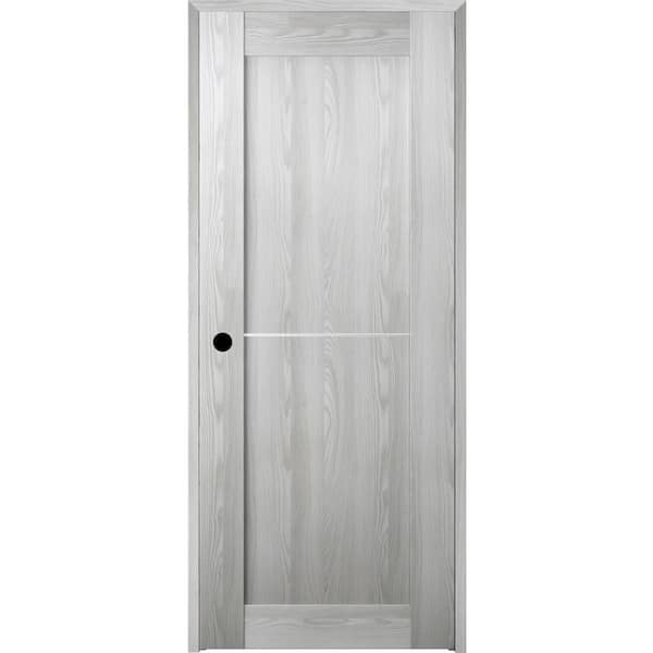 Belldinni Vona 28 in. x 80 in. Right-Handed Solid Core Ribeira Ash Prefinished Textured Wood Single Prehung Interior Door