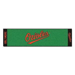 MLB Baltimore Orioles 1 ft. 6 in. x 6 ft. Indoor 1-Hole Golf Practice Putting Green