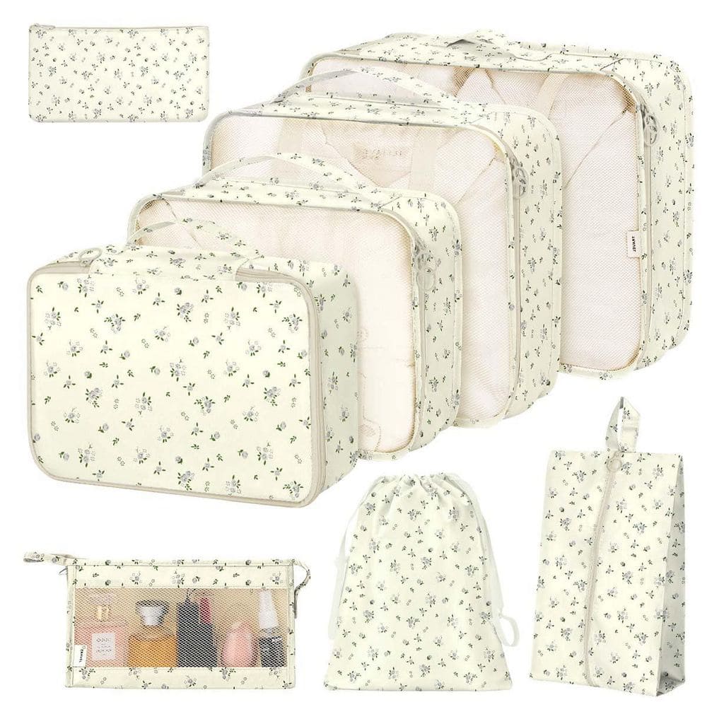8 Piece Packing Cubes, Lightweight Waterproof Luggage Organizers for Travel, Vacation and Outdoor Activities, in Gray price history on PriceWatchPro
