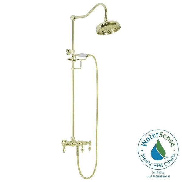 Elizabethan Classics ETS10 Wall-Mount Exposed Hand Shower Combo Kit in Oil Rubbed Bronze (Shower Head not included) (Valve Included)
