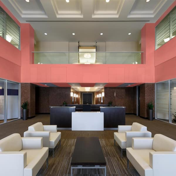 1 gal. #170B-5 Youthful Coral Eggshell Interior Paint