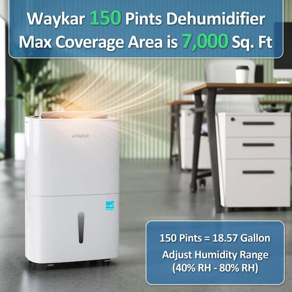 waykar 150 pt. Maximum Coverage area 7,000 sq. ft. Bucket