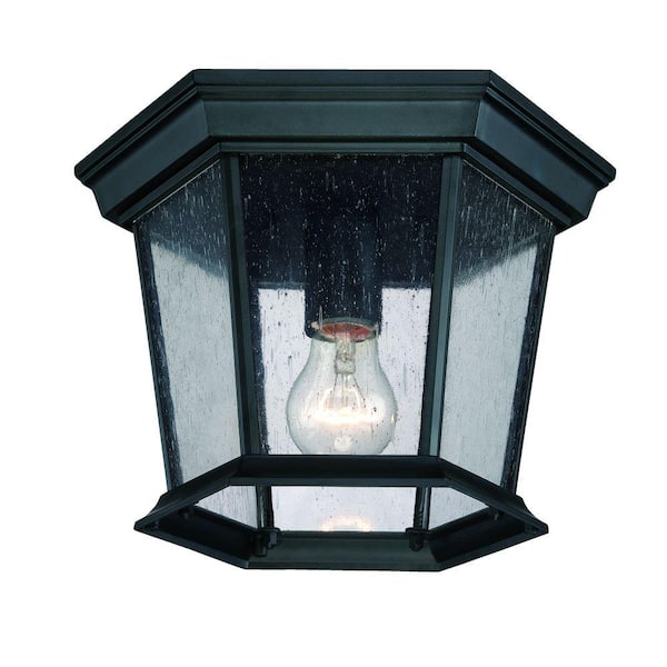 Acclaim Lighting Dover Collection 1-Light Matte Black Outdoor Ceiling Fixture