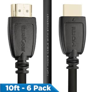 High Speed HDMI 2.0 Cable with Ethernet, 10 ft., (6-Pack)