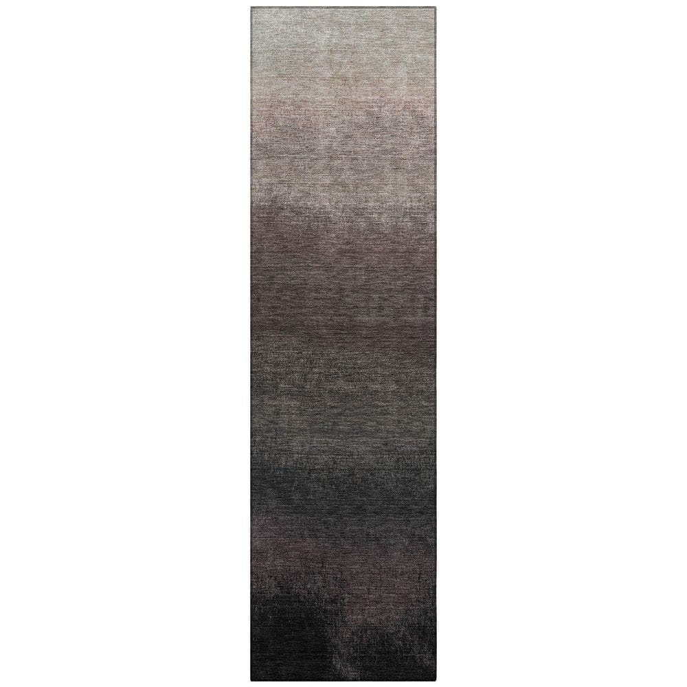 Chantille Machine Washable Indoor/Outdoor Abstract ACN2012 Black 2 ft. 3 in. x 7 ft. 6 in. Runner Rug price history on PriceWatchPro