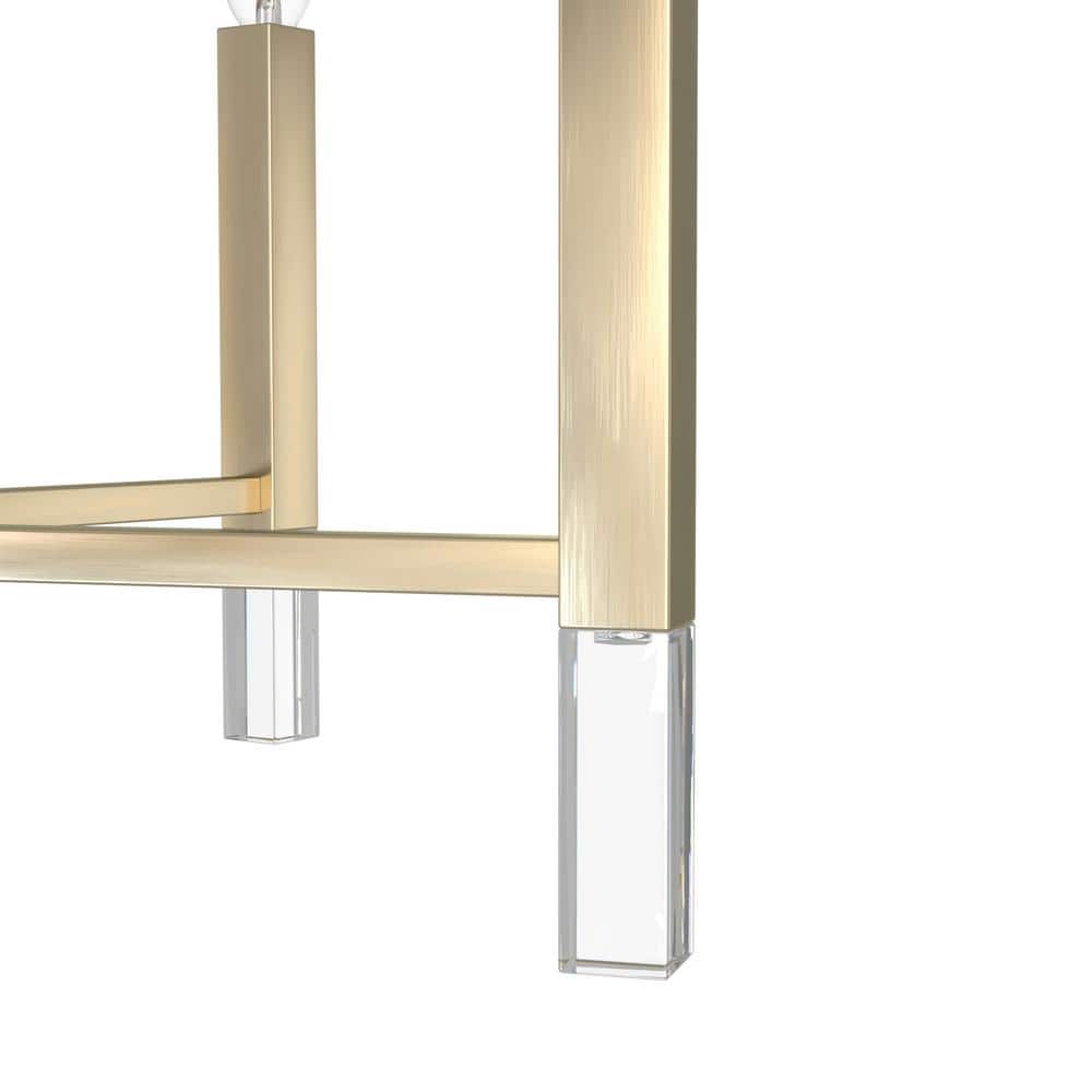 Alturas Gold Crystal 5-Light Candle Chandelier