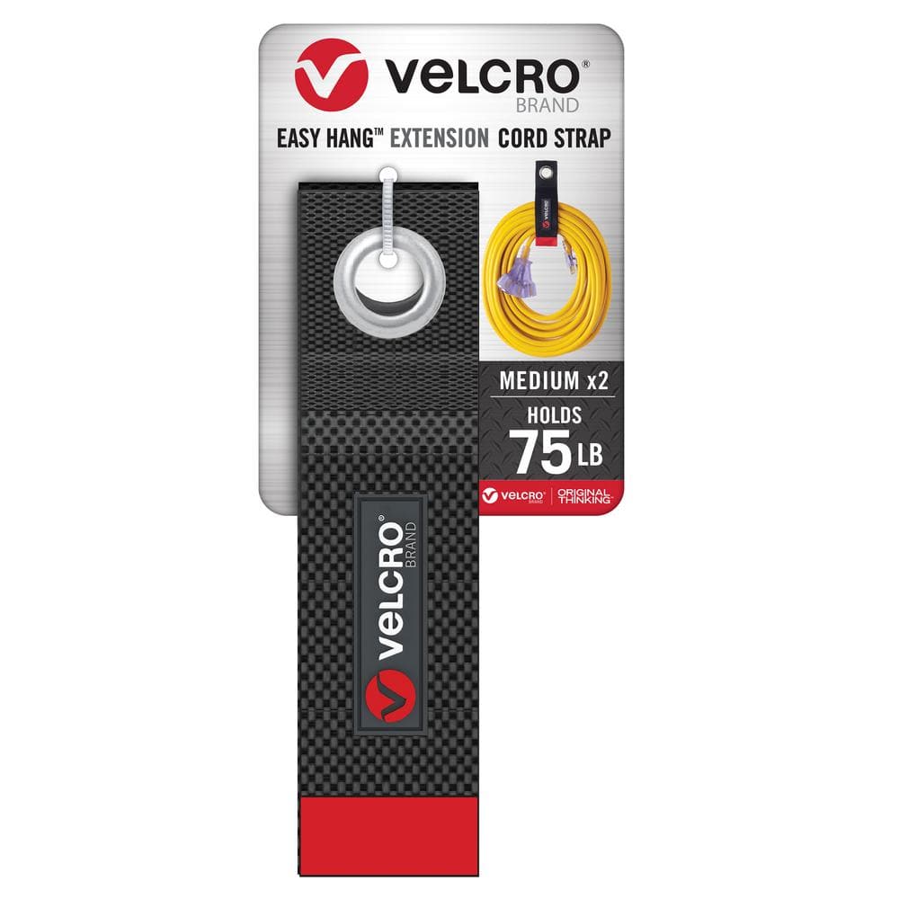 Velcro Brand Easy Hang Stretch Storage Strap Small 16 Black