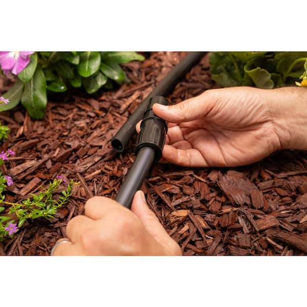 1/2 in. Easy-Fit Coupling for Drip Tubing (fits 0.63 in. to 0.70 in. O.D.)