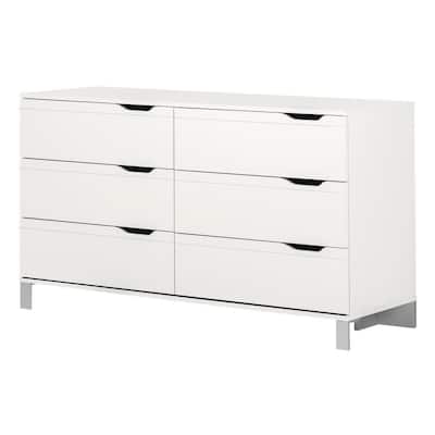 Kanagane 6 -Drawer Pure White Dresser