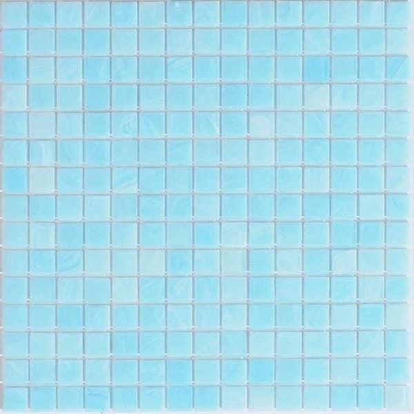Apollo Tile Celestial Glossy Baby Blue 12 in. x 12 in. Glass Mosaic Wall and Floor Tile (20 sq. ft./case) (20-pack)