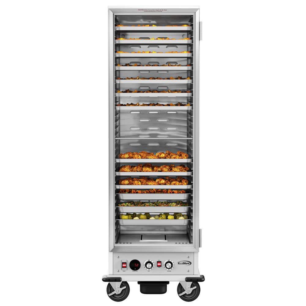 33 in. Commercial Insulated Heated Holding/Proofing Cabinet with 36 Pan Capacity and Glass Door in Silver Buffet Server price history on PriceWatchPro