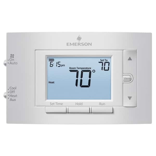 Emerson 7 Day Programmable Heat Pump, How To Reset Warm Tiles Thermostat