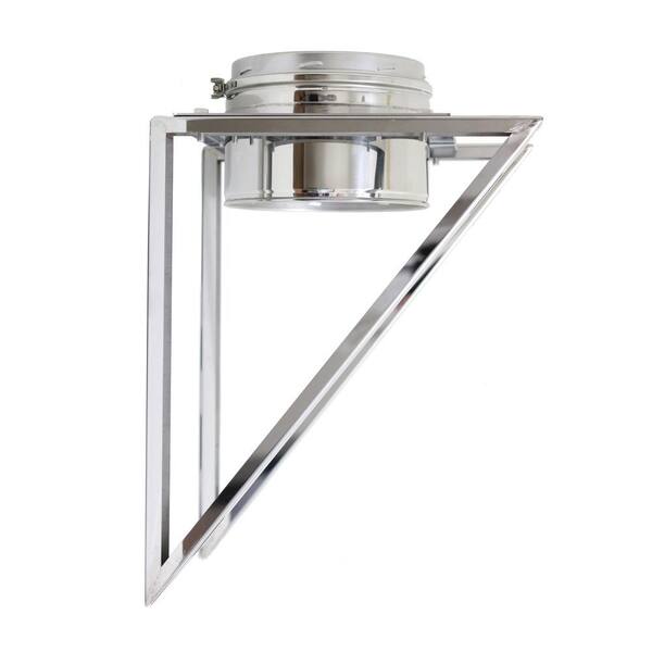 LANZZAS Stove Pipe Wall Lining / Double Wall Sleeve - Diameter 200 Mm - Unpainted | Flue Pipe Exhaust Pipe Chimney Pipe Wall Connection - View #10
